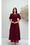 Women's Rose Detailed Special Design Dress - 2