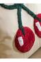 Cherry Embroidered Cushion Cover 45X45 cm (S6) - 3