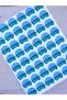 Happy Holidays Sticker 3,5 cm 48 Pieces Adhesive Label Souvenir Gift
