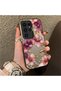 Samsung Galaxy S23 Ultra Compatible, Light Luxury Floral Pattern, Impact Protective Phone Case