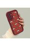 Samsung Galaxy M34 5g Compatible Trendy Quality Burgundy Color Ribbon Silicone Case Shock Absorbing Protection