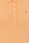 Women's Orange Basic Polo Neck T-Shirt 50246272-Vr202 - 6