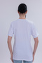 Women's White Crew Neck Basic T-Shirt 100% Cotton - 7