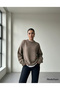 Mink Crew Neck Oversize Women's Knitwear Sweater - 2