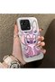 Redmi 9C Compatible, Stitch Couples Design Shock Protection Phone Case.