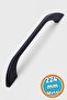Furniture Kitchen Cabinet Drawer Cupboard Handles Door Handle Handle Black Color 224 mm Metal Handle