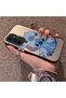 Samsung Galaxy A54 Compatible, Stitch Couples Design Shock Protection Phone Case. - 2