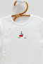100% Cotton 5-Piece Hospital Discharge Set - Sailor Themed Color-Ecru - 2