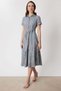 Mi Beli Belted Shirt Collar Dress - 2