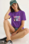 Summer Vibes Women's Crew Neck Cotton Regular Fit Tshirt