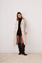 Women's Cashmere Double-Breasted Collared Buttoned Lined Coat – Casual & Stylish – Cream - Sevde Ugur - 7