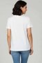 Women's Heart Embroidered 100% Cotton Crew Neck Basic T-Shirt - 5