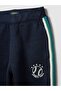 Boys' blue cotton-blend regular fit trousers - 3
