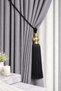Gold Kukali Ceiling Bracket Curtain Collection Accessory Anthracite - 5