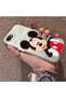 iPhone X/Xs Compatible, Cartoon Mickey Mouse Patterned Shock-Resistant Phone Case. - 2