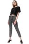 Kaija Women's Smoked Lycra Boyfriend High Waist Jeans - 3