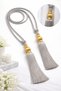Gold Kukali Ceiling Bracket Curtain Collection Accessory Light Gray - 3