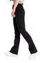 Yanis Women's Black Non-Fading Lycra High Waist Denim Flared Jeans - 3
