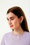 100% Organic Cotton Lilac Crew Neck Long Sleeve Women's T-Shirt - 2