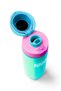 Colorful Striped Patterned Steel Thermos with Straw and Direct Drinking Feature 800 ml 38519 - 7
