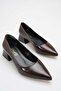 Cova Brown Patent Leather Low Heel Stiletto 3.5 cm - 4