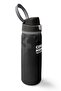 ترمس فولاذي أسود بنمط مموه مع شفاطة وقارورة شرب مباشرة 800 مل 38516 - 2