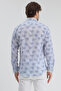 Bonaven Men's Light Navy Blue Cotton Long Sleeve Slim Fit Sports Shirt - 7