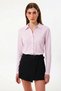 100% Organic Cotton Pink Slim Fit Women's Shirt