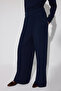Asymmetric Knitted Blouse and Pants Set - 3