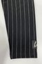 Girls' Stripe Patterned Trousers Buttoned Vest Classic Long Sleeve Blouse 3-Piece Set Relaxed Fit - 8