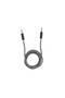 Basic audio cable jack 3.5mm, 1m, black - 2