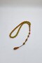 Hareliorange-Green Ankle-Length Barley Cut Amber Rosary - 2