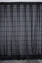 Brode 2350 Desen Black Color Single Wing Ready-Made Pleated Background Curtain 300*260 cm - 2