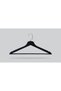 Wooden (Lama Gold Hook) Bar Hanger for Shirts and Trousers, Black Color, 4 Pieces - 3