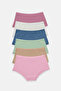 Women's Colorful 6-Pack Wide-Brimmed Non-Marking Modal Panties 1906 - 8