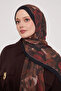 Patterned Silk Shawl - Endless Black - 2
