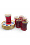 Real Gold Gilded Tea Cup Set for 6 People – Premium Tea Set - 3