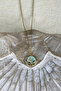 Blue Enamel Pinterest Table Pendant, Does Not Tarnish, Shipped in Gift Packaging, 45 cm - 3