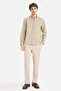 Regular Fit Gabardine Khaki Men's Shirt F1261Ax/Kh404 - 2