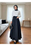 Side Tie Hijab Long Skirt - 3