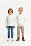 3 Yarns Boys/Girls Comfortable Textured Warm Sweatshirt