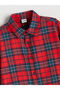 Quality Pieces from Çelebi Store Checked Embroidered Long Sleeve Boys' Shirt - 3