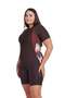 Ladies Ladies Slim-kini Short - Chocolate Tie Dye - 3
