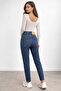 Dark Color Slim Leg Stretchy Jean - 2