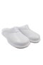 Steel White Sabo Slippers - Doctor Nurse Slippers - Chef Kitchen Slippers - Daily, Garden Slippers - Unisex