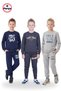 Boys' 6-Piece 3-Piece Tracksuit Set – Various Prints, Crew Neck, Sportswear