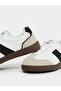 Women White Retro Lace Up Sneakers - 3