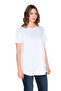 8007 Modal-Cotton Crew Neck Oversize Long Women's T-Shirt - 2