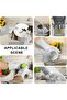 Pair of Magic Dishwashing Cleaning Sponge Gloves Reusable Silicone Brush Scrubber - 3