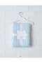 Baby Blue Textured Knit Blanket - 6